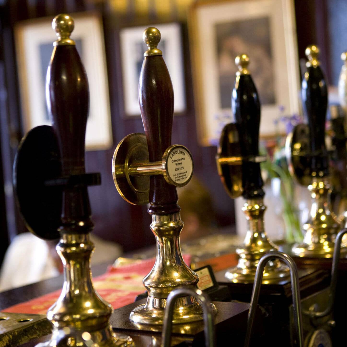 Landlords on tap in a York pub